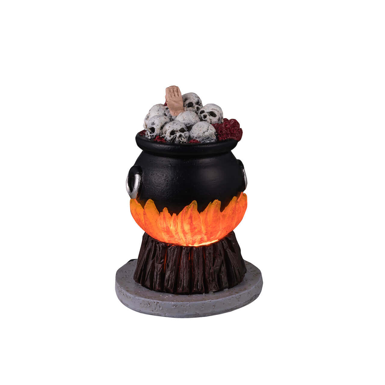 LEMAX Skull Stew Cauldron, Battery Operated (4.5V) #44311